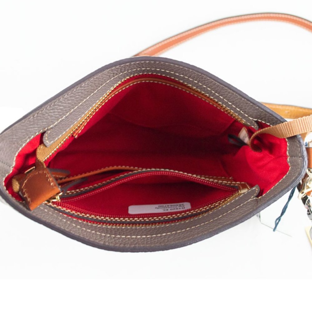 Dooney & Bourke Pebble Grain Zip Elephant Color Crossbody - Picture 13 of 16